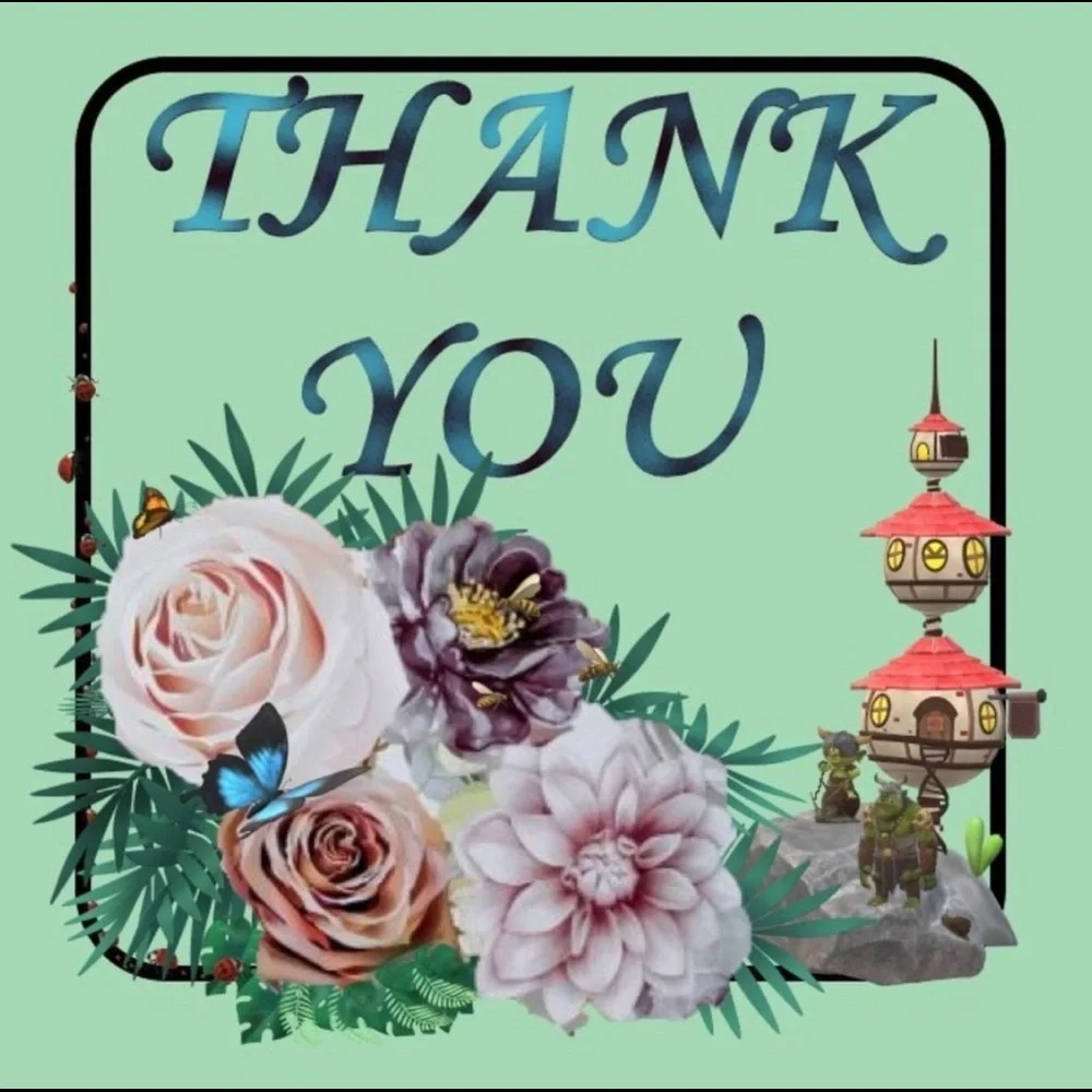 100 (2x2 Inch) Square Stickers, Boho Spring , LadyBugs, High Gloss, Thank You